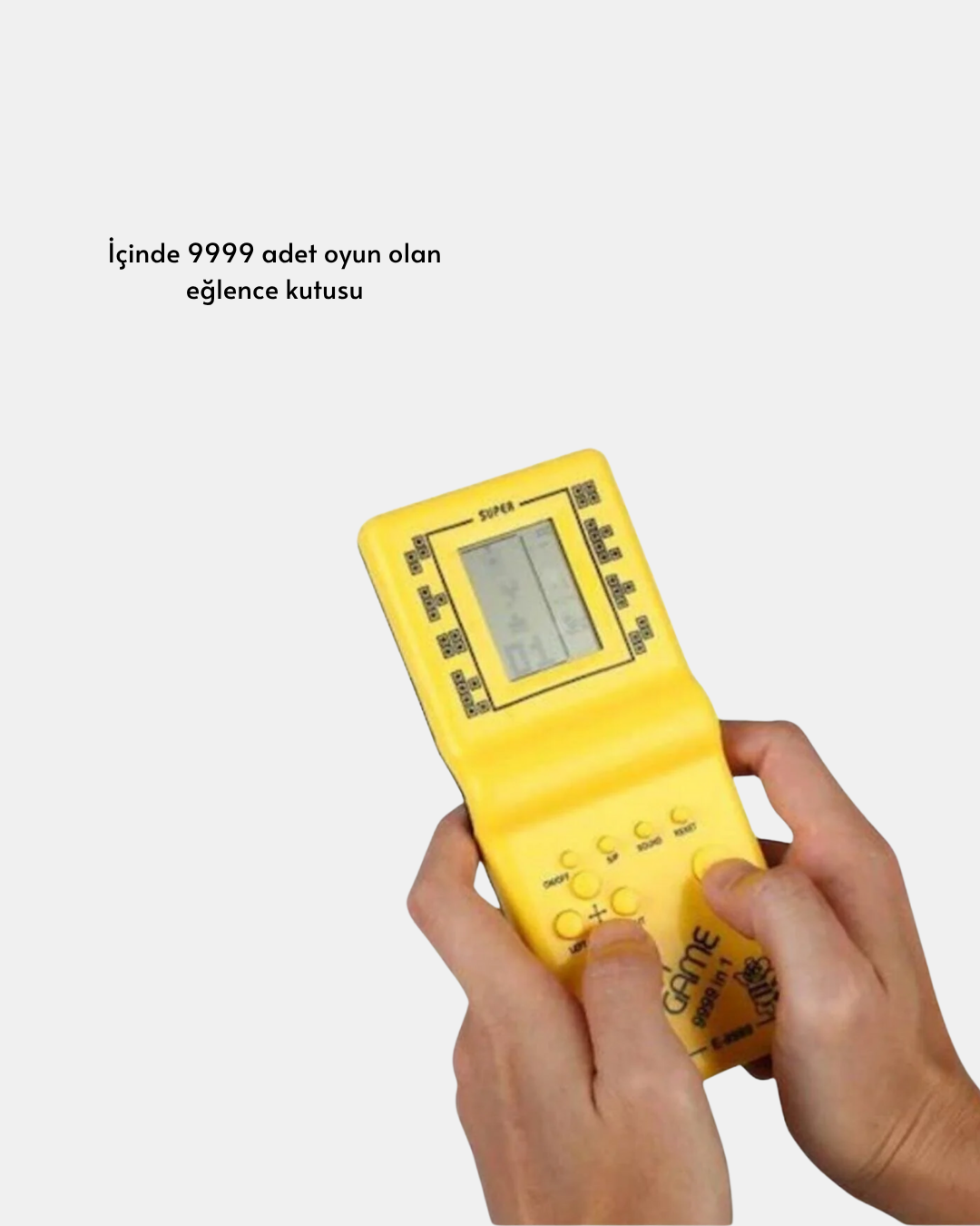 Klasik Gameboy Tetris Oyunu – Taşınabilir Pil ile Çalışan Retro El Konsolu