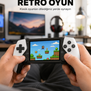 PS1 GBA NES Oyun Destekli Retro Cihaz Yeni Nesil