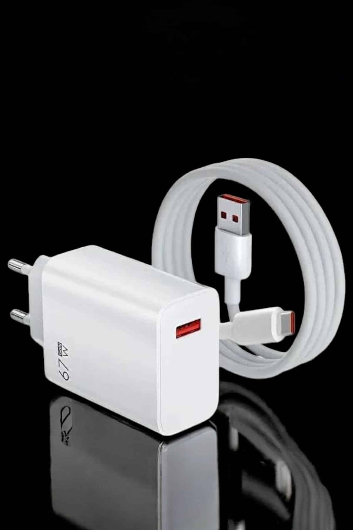 Şarj Aleti Turbo Hızlı 67W Type-C Hızlı Şarj