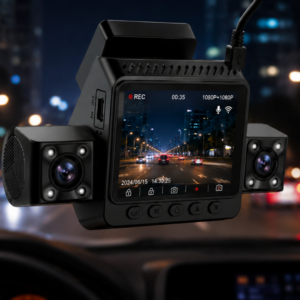 Araç İçi Güvenlik Kamerası 4 Lensli Full HD Kayıt Destekli Sistem