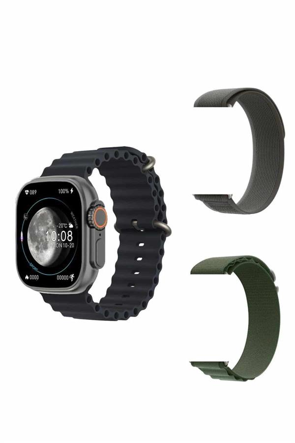 Yeni Nesil Akıllı Kol Saati Nabız Ölçer GPS Uyumlu 49 MM Kasa