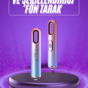 3 Başlıklı Taşınabilir Fön Makinesi Saç Kurutma Cihazı Seyahat Tipi