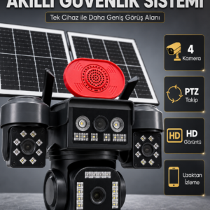 360° Hareket Kabiliyetine Sahip Motorlu PTZ Kamera ile Akıllı Takip ve Geniş Görüş Deneyimi