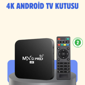4K Android TV Box – 2GB RAM 16GB ROM, Hızlı Wi-Fi Bağlantılı Akıllı Medya Kutusu