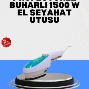 Buharlı Kırışıklık Giderici Pratik Ev ve Seyahat Ütüsü