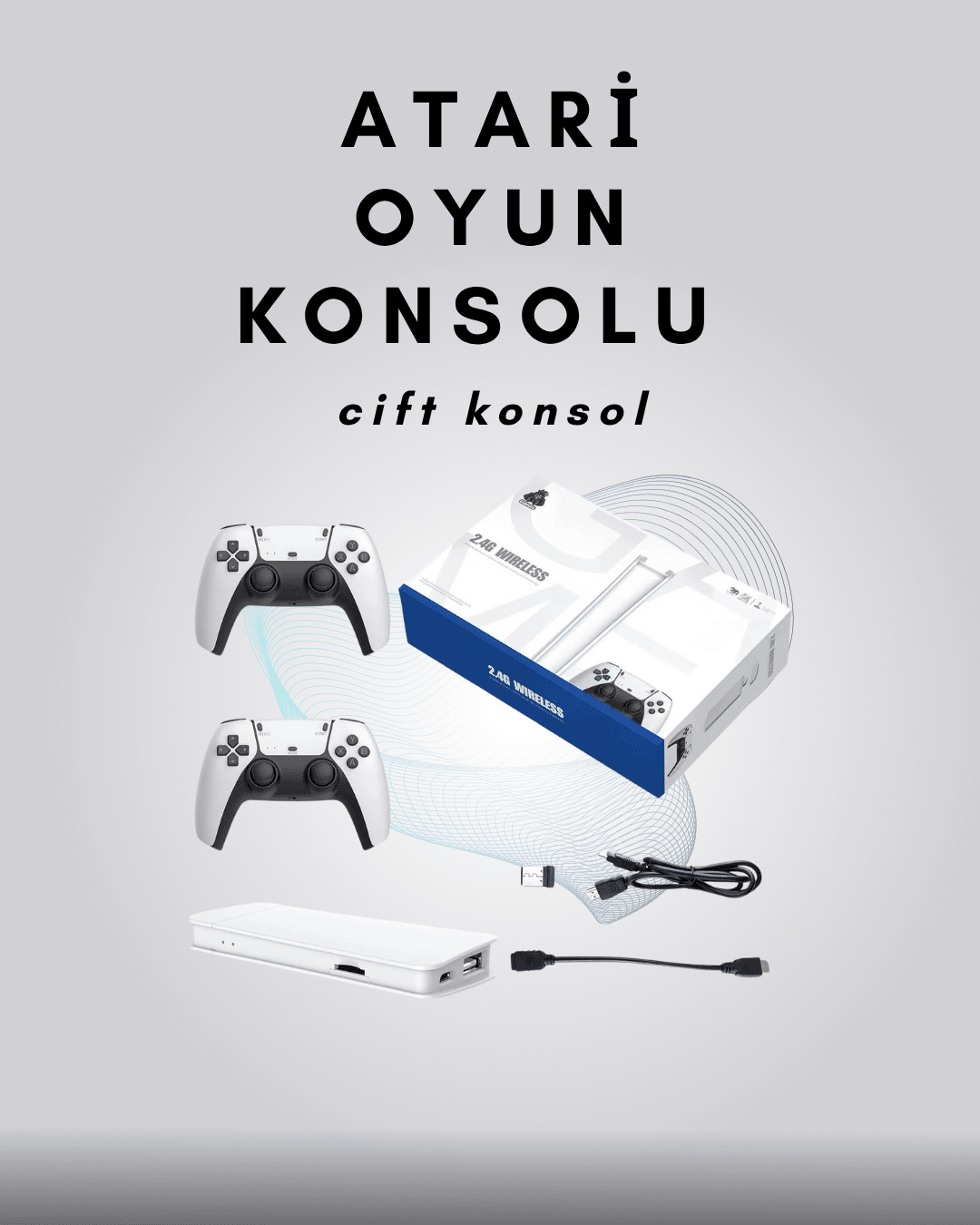 4K Destekli Bluetooth Retro Oyun Konsolu – M15 Modeli