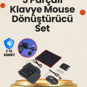 Bluetooth 5.3 Mobil Oyun Klavye Mouse Seti | FPS ve Battle Royale İçin