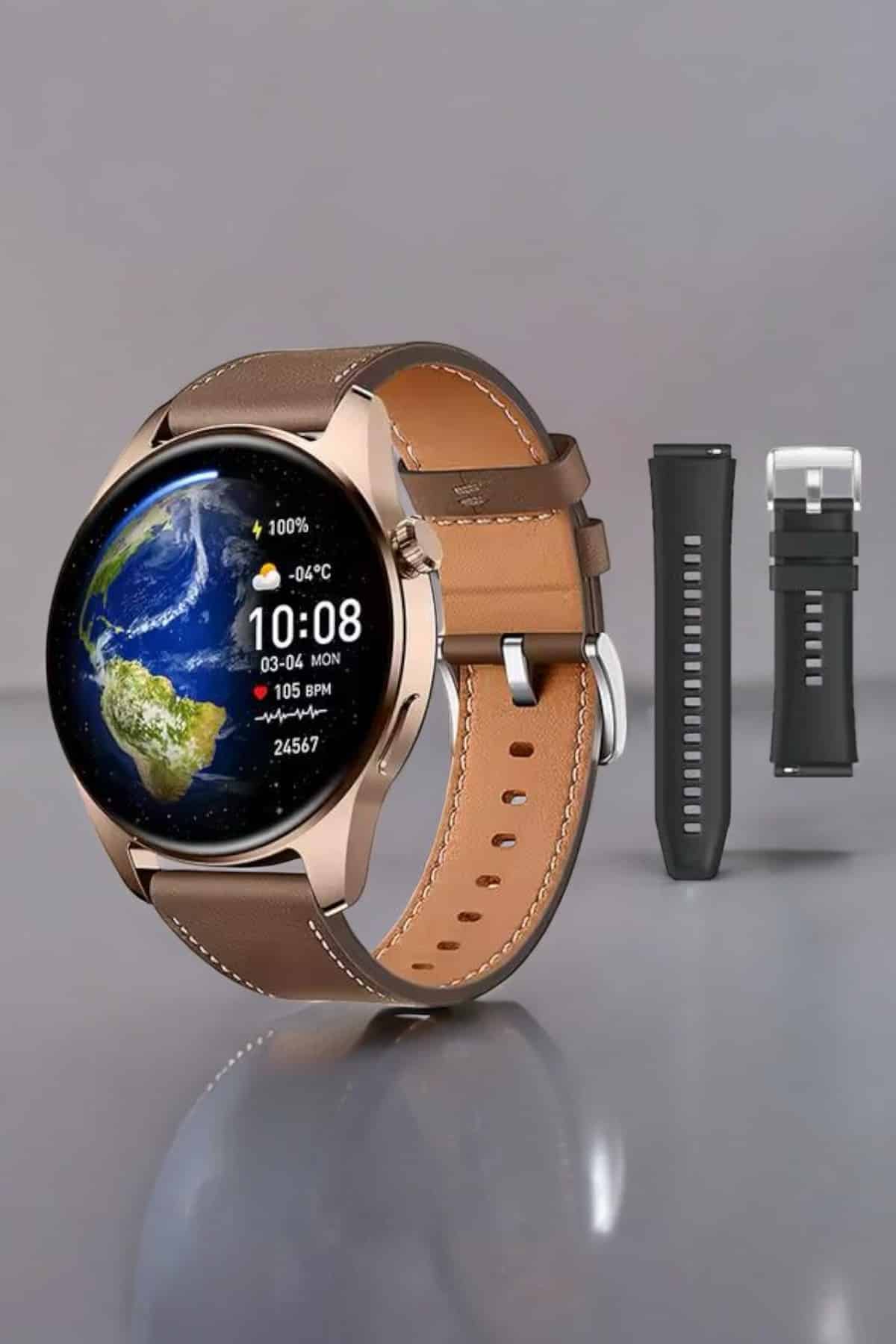 Akıllı Saat Tema Değiştirme Titreşimli Bluetooth Bağlantılı NFC Ve GPS Uyumlu