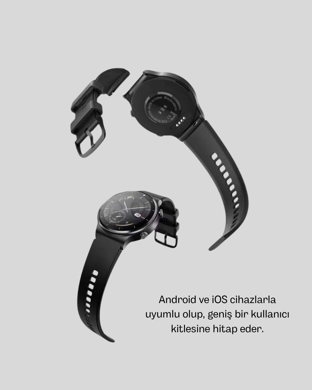 Akıllı Saat NFC – Bluetooth Arama ve Kablosuz Şarj Özellikli
