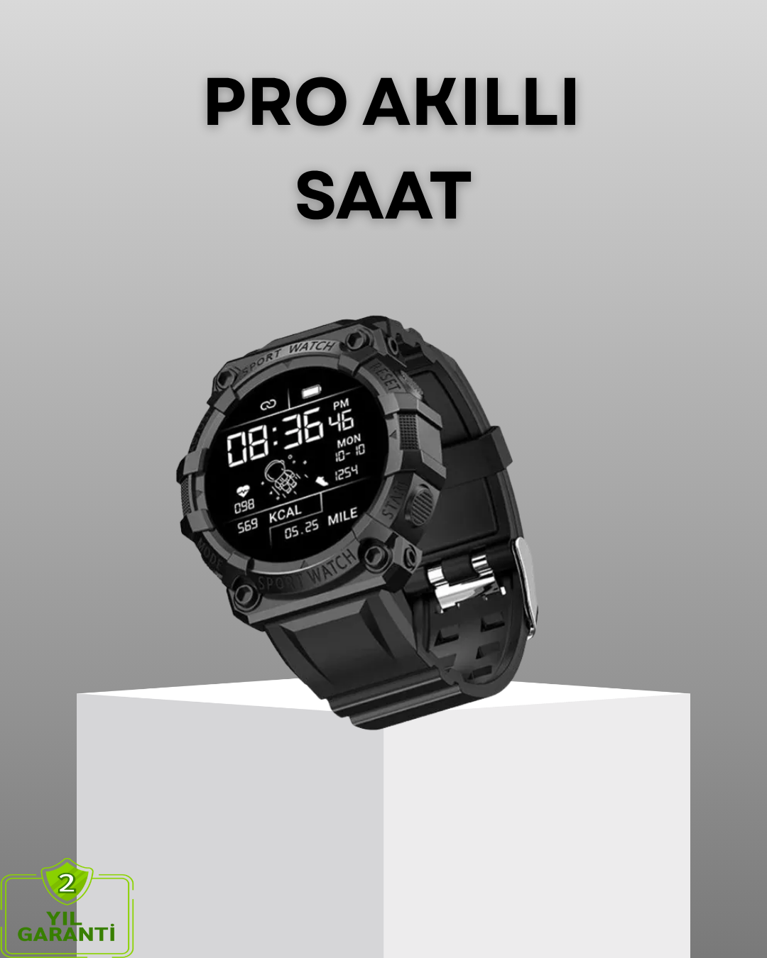 Pro Bluetooth Akıllı Saat – Kalp Atış, Kan Basıncı ve Uyku Takibi