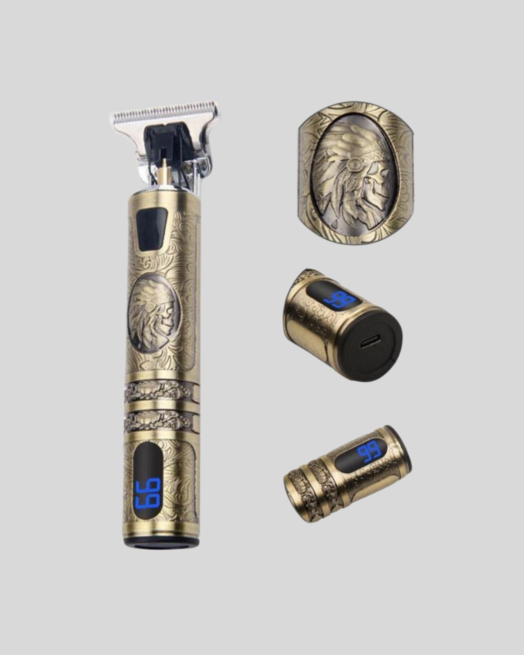 Şarjlı Kablosuz Tıraş Makinesi – 1800 mAh Batarya, Uzun Pil Ömrü, Profesyonel Sessiz Motor