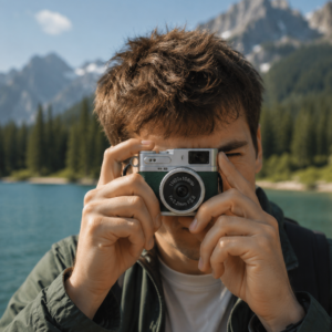 1080P HD Mini Dijital Kamera IPS Ekranlı Taşınabilir Fotoğraf Makinesi