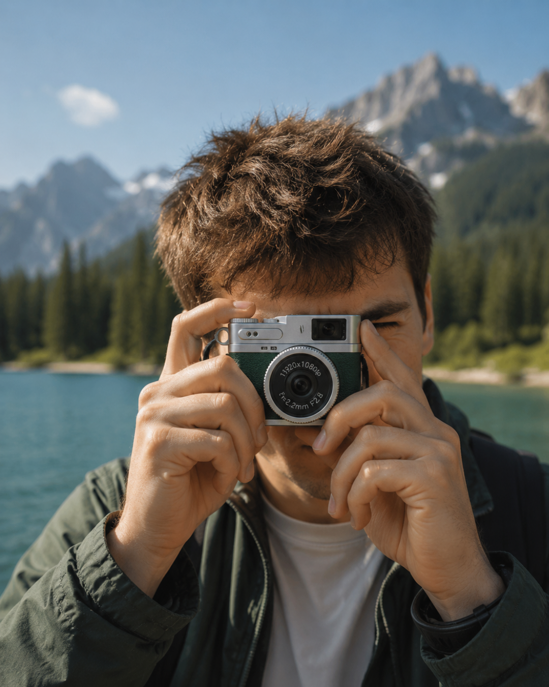 1080P HD Mini Dijital Kamera IPS Ekranlı Taşınabilir Fotoğraf Makinesi