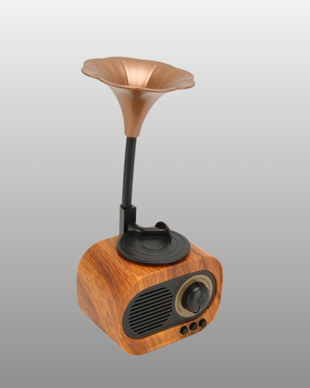 Şarjlı Mini Retro Radyo Bluetooth Hoparlör Çoklu Bağlantı Seçenekli Yeni Nesil