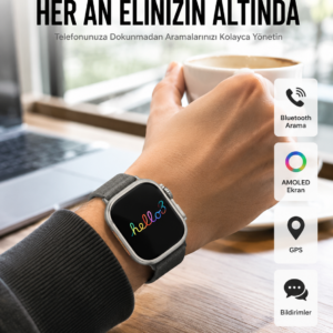Yeni Nesil 3 Kordonlu Kol Saati 49 MM Amoled Ekran Akıllı Saat