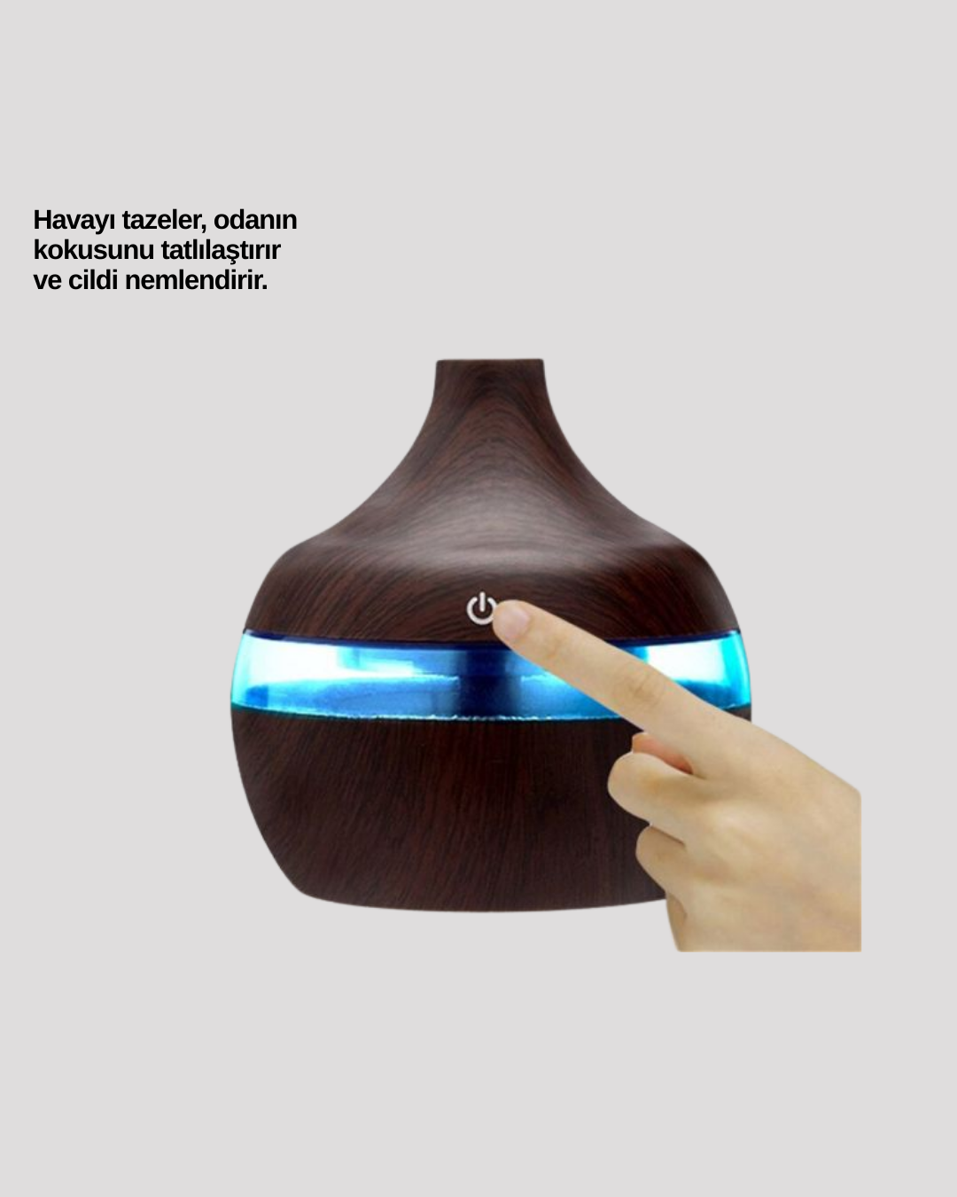 Prizden Çalışan Sessiz Ultrasonik Hava Nemlendirici Difüzör Yeni Nesil