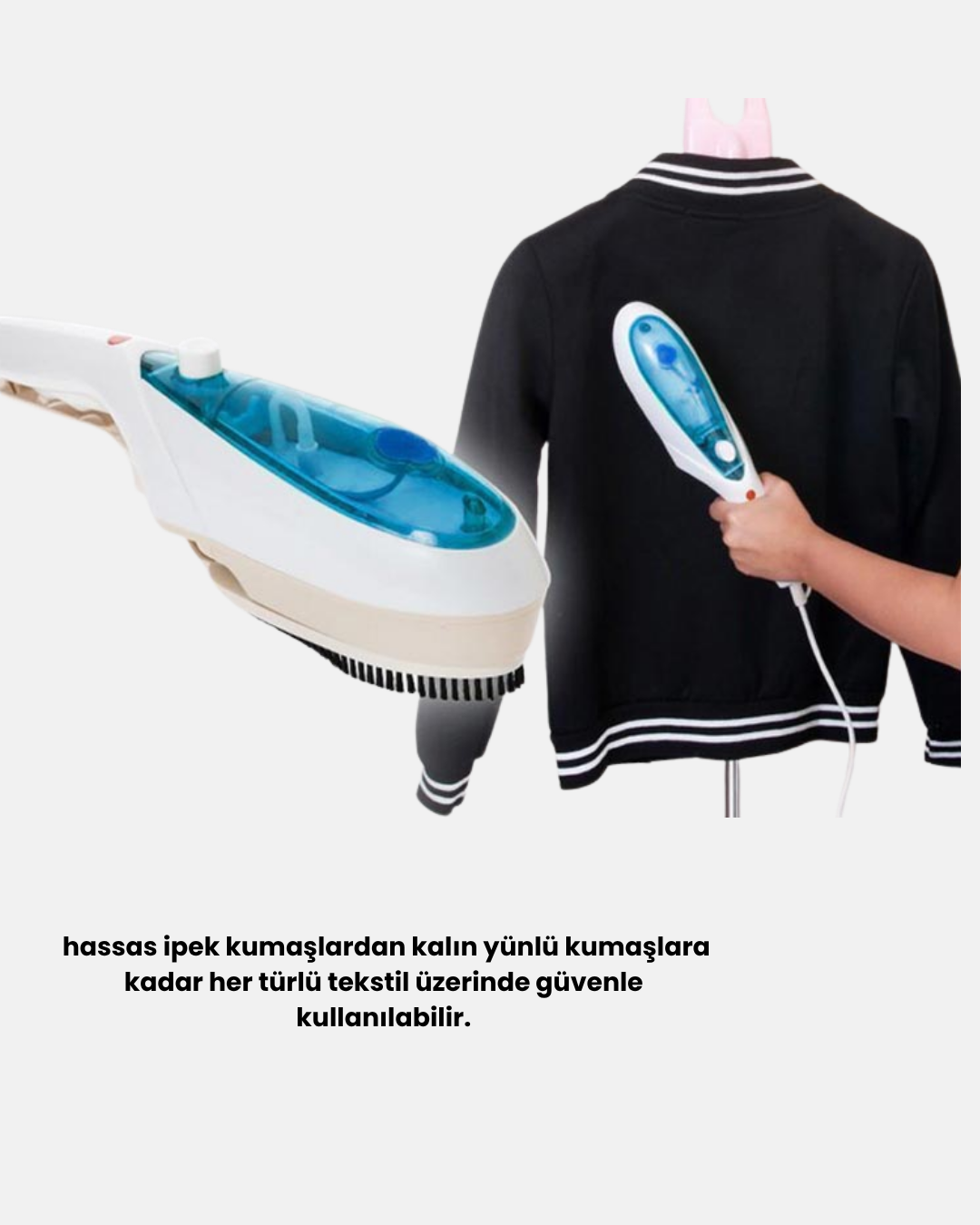 Buharlı El Ütüsü Hızlı Isınan, Koku Giderici, Taşınabilir