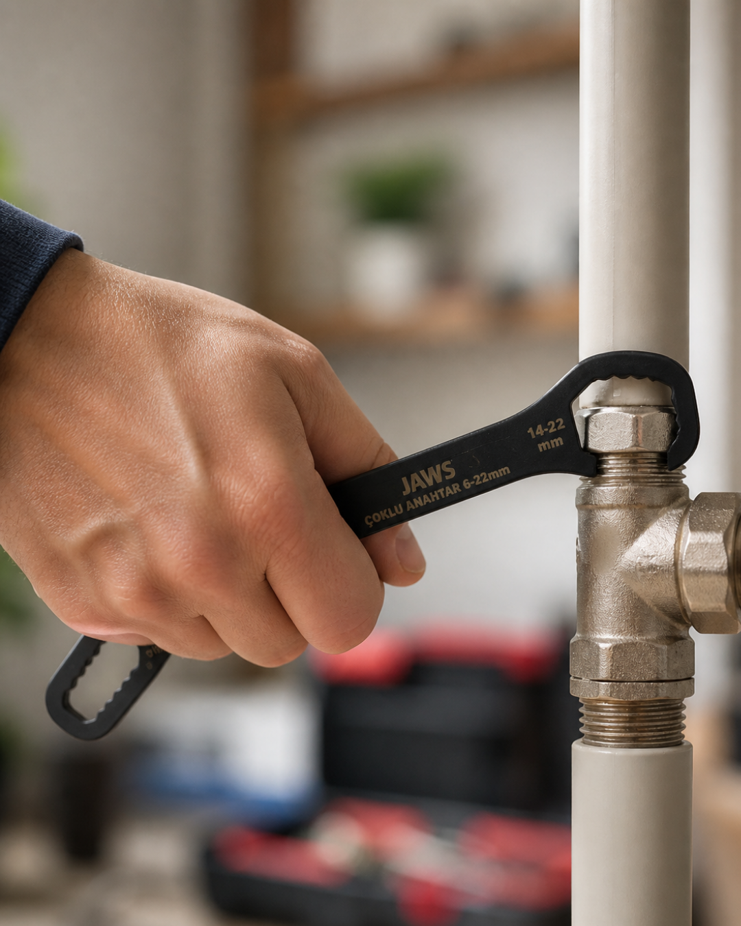 Çok Fonksiyonlu Anahtar 6 22 mm Krom Vanadyum Çelik Dayanıklı ve Taşınabilir