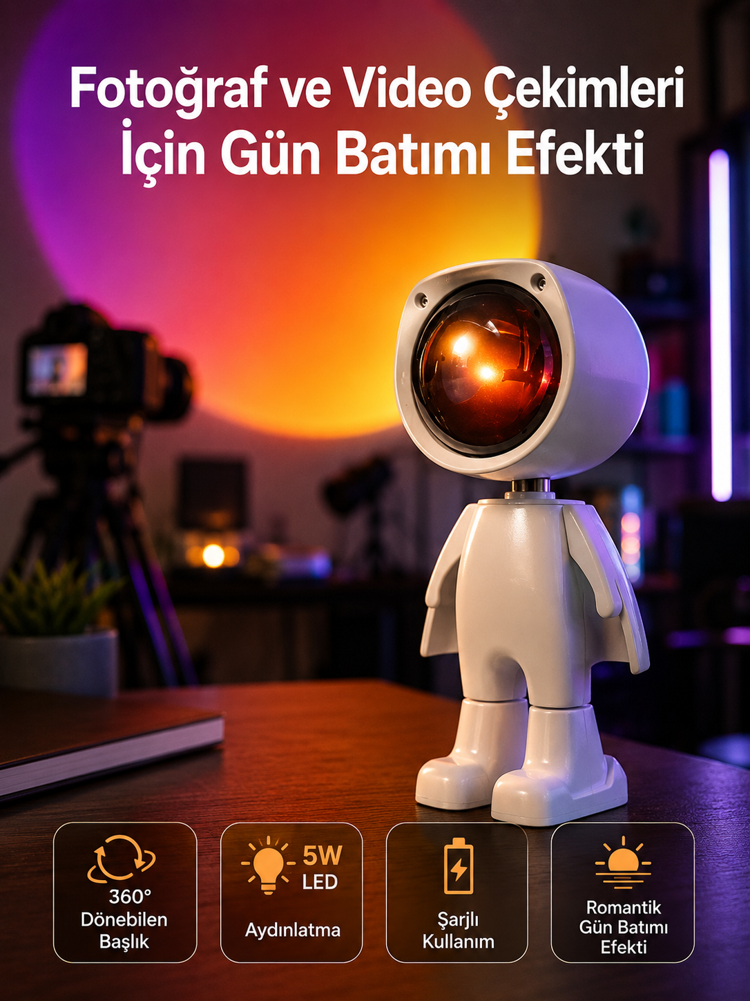 GÜNBATIMI PROJEKTÖR