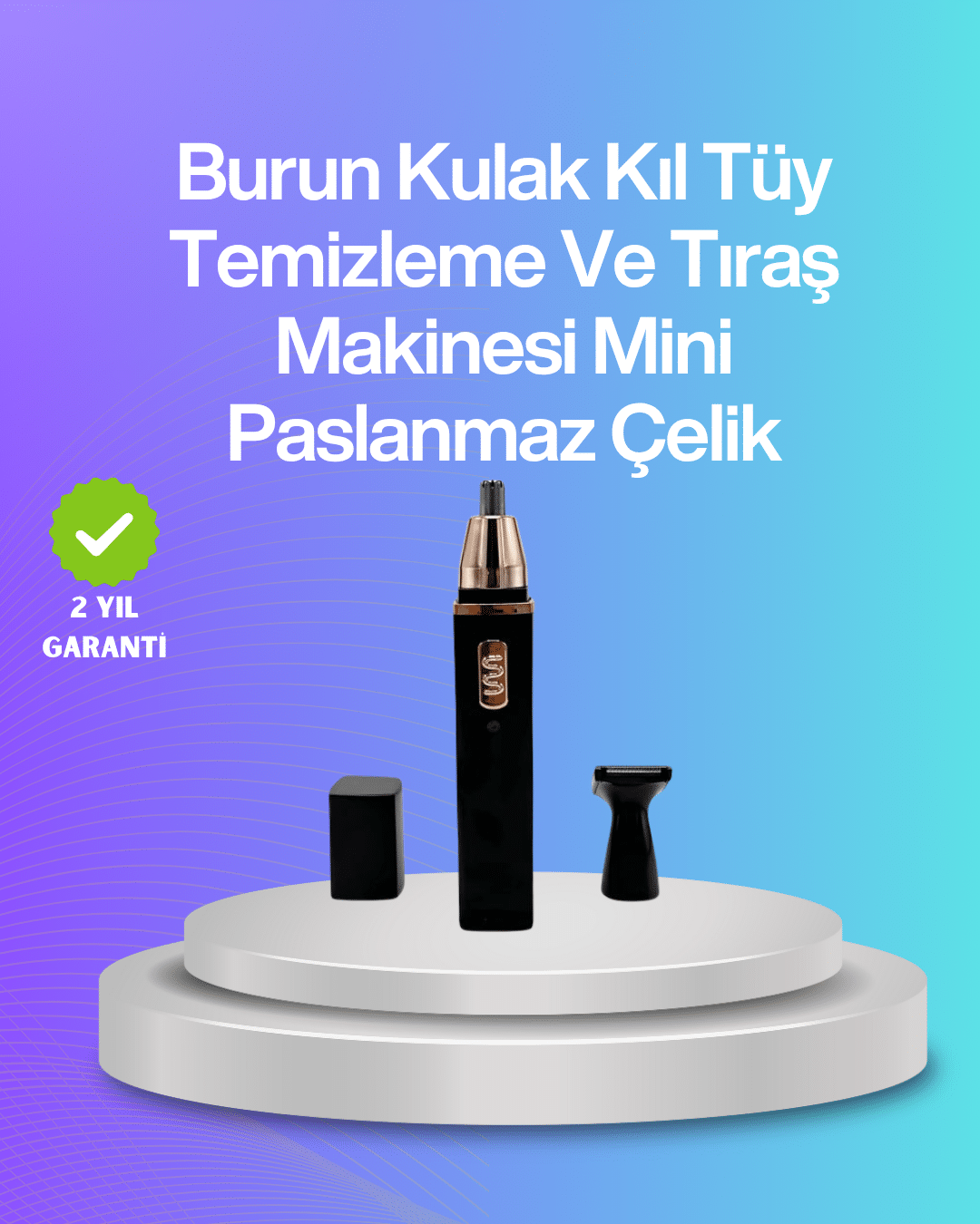 Sessiz çalışan tüy düzeltici burun ve kulak makinesi