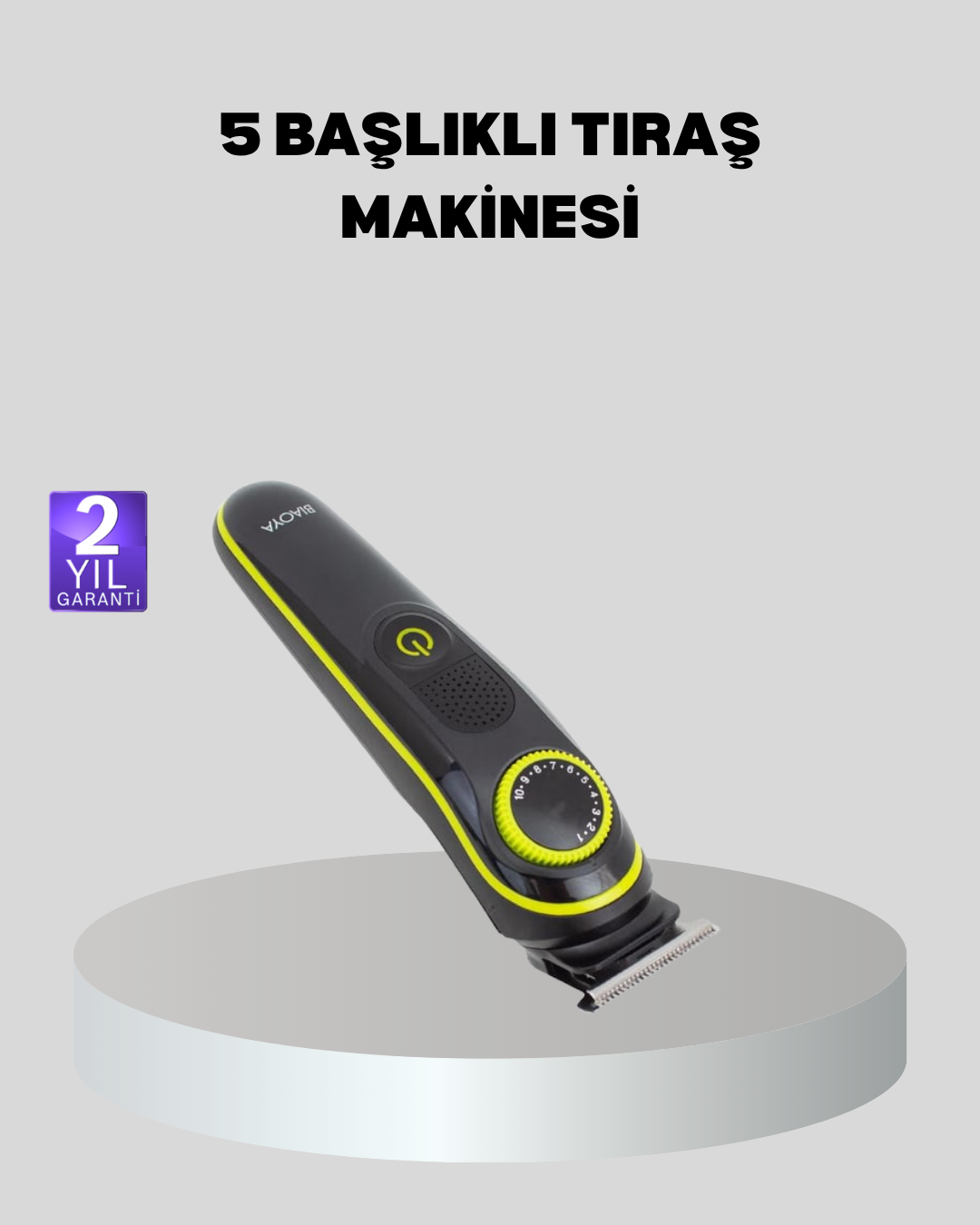 Erkek Bakım Seti – Kablosuz Şarjlı Tıraş Makinesi, Su Geçirmez ve Sessiz Motorlu