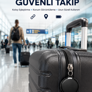 Akıllı Bluetooth Takip Cihazı AirTag Apple ve Android Uyumlu