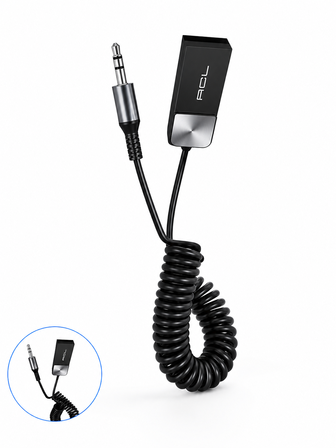 USB Bluetooth AUX Ses Adaptörü Kablosuz Müzik Aktarım Cihazı