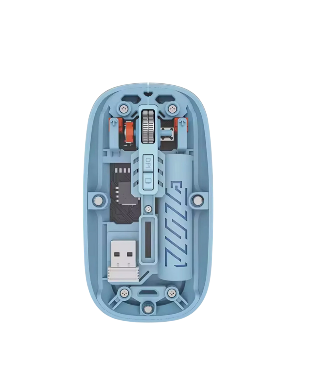Bluetooth 5.2 Destekli Mavi Pilli Kablosuz Mouse Yeni Nesil