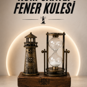 Eyfel Kulesi ve Deniz Feneri Dekoratif Masa Biblosu Hediyelik
