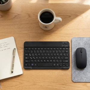 Kablosuz Klavye ve Mouse Kombosu Bluetooth Uyumlu Sessiz Set