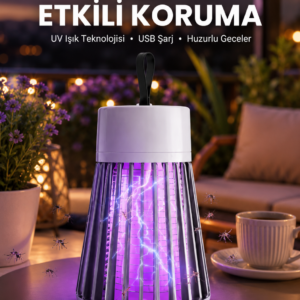 Kamp ve Bahçe İçin Şarjlı Böcek Kovucu Lamba