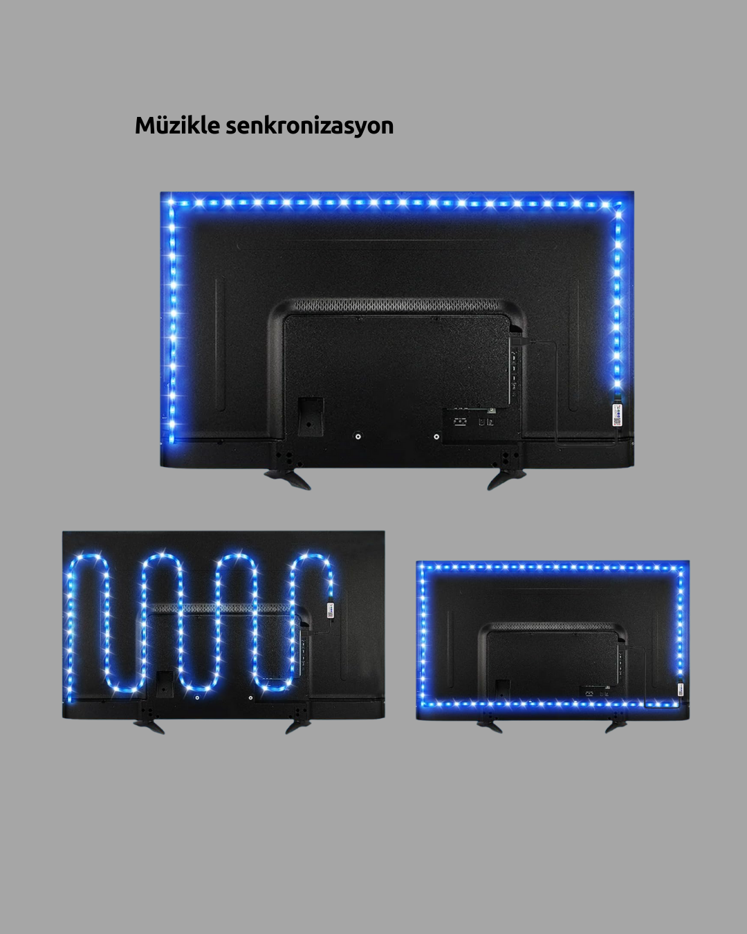 Uzaktan Kumandalı LED TV Arka Işık Şeridi Yeni Nesil