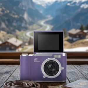 Vlog Kamera 4K Video 48 MP Otomatik Odaklı Flip Ekranlı