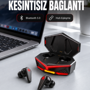 Kablosuz Bluetooth Gaming Kulaklık Led Işıklı Yeni Nesil