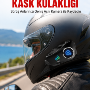 Q28 Bluetooth Kask Kulaklık 1080P Kamera – Su Geçirmez Motosiklet Interkom Yeni Nesil