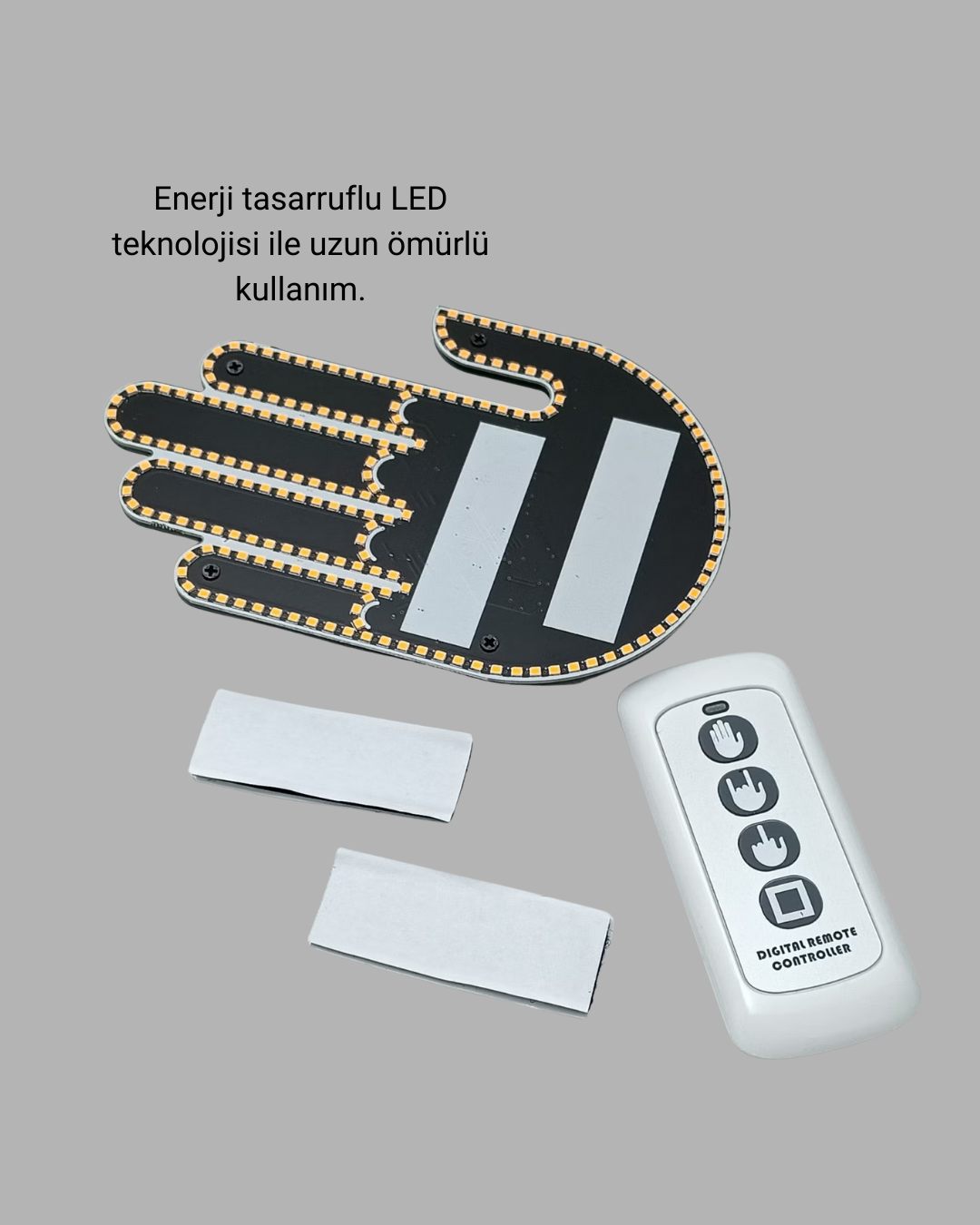 Kompakt Tasarımlı LED Jest Işığı – Selam ve Teşekkür Modları