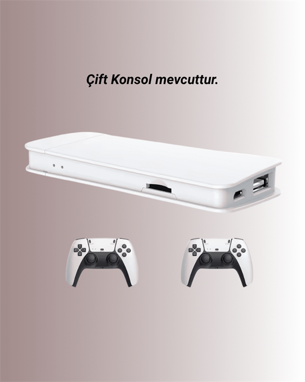 HDMI Çıkışlı Çift Kablosuz Kollu Retro Game Stick – M15