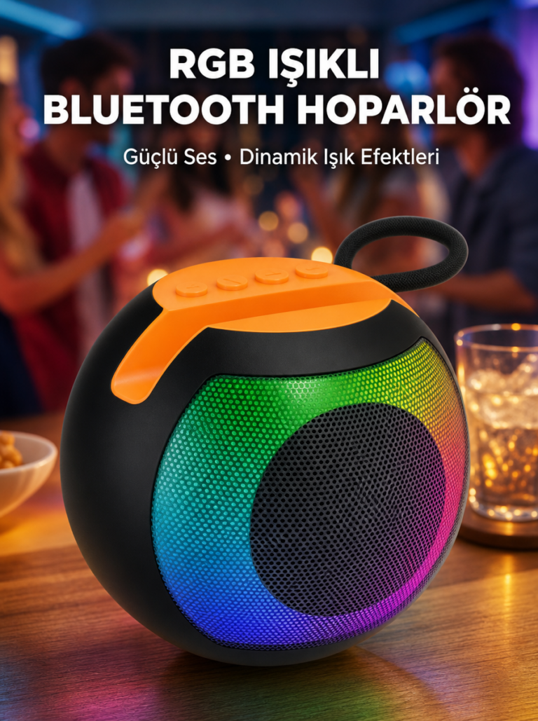 1200mAh Uzun Pil Ömürlü Bluetooth Hoparlör Yeni Nesil