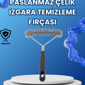 Paslanmaz Çelik Izgara Temizleme Fırçası Mangal ve Barbekü İçin