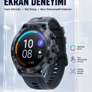 5G Android SIM Kartlı Akıllı Saat Dönebilen HD Kamera AMOLED Ekran GPS Wi-Fi