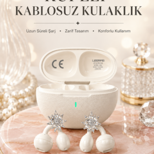Küpeli Kablosuz Kulaklık Uzun Süreli Batarya Performansı