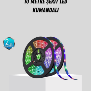 Smart Şerit LED Işık – Uzaktan Kumandalı, USB Girişli, Müzik Modlu