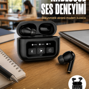 2.Nesil Pro Ekranlı Sesli Görüşme Yapabilen Kablosuz Bluetooth Kulaklık Yeni Nesil