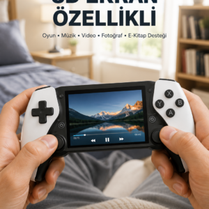 64GB Hafızalı Emülatör Destekli Oyun Konsolu Yeni Nesil