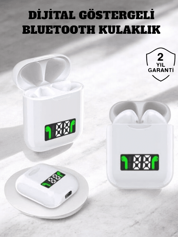 LED Göstergeli ve Dokunmatik Kontrol TWS Bluetooth Kulaklık