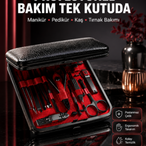 Siyah Kaymaz Teknolojili El ve Ayak Bakım Seti Yeni Nesil
