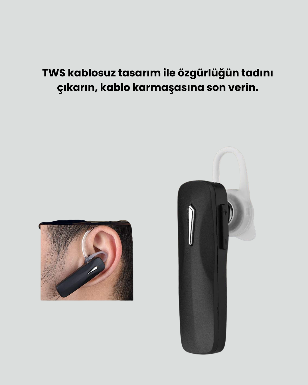 TWS Kablosuz Kulaklık | Uzun Pil Ömrü ve Yüksek Ses Kalitesi
