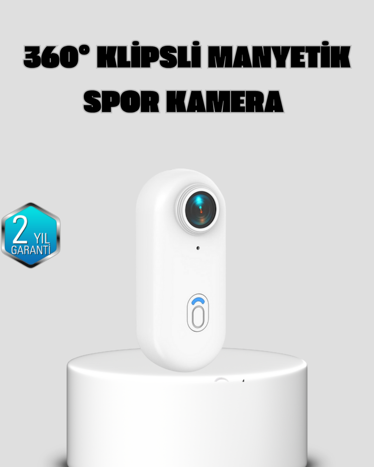 Kompakt 4K Aksiyon Kamerası Suya Dayanıklı WiFi ve 120° Geniş Açı