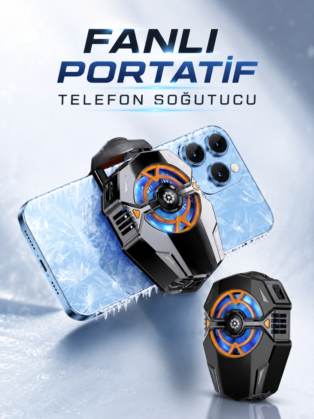 Telefon Soğutucu Fanlı Güçlü Motor Radyotör Soğutucu