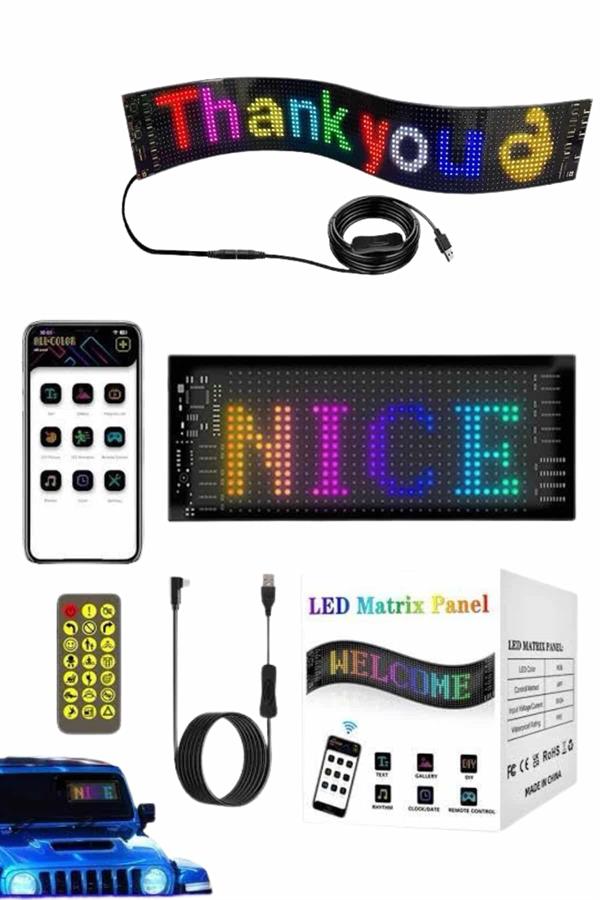 Led Ekran Matrix Panel En Büyük Boy Araba Yazısı